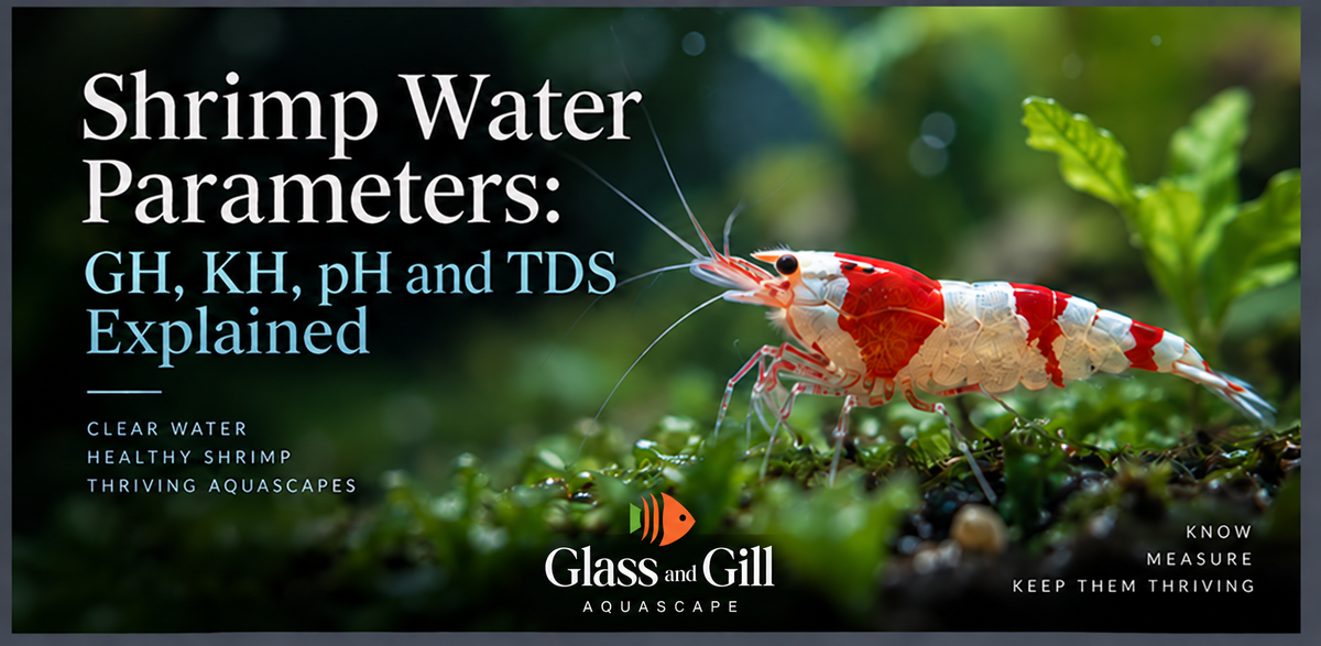 Shrimp water parameters GH KH pH and TDS