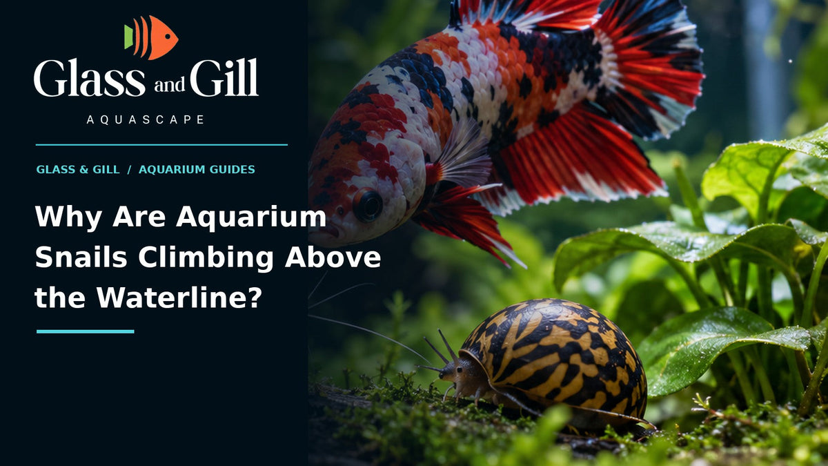 Why Are Aquarium Snails Climbing Above the Waterline? — freshwater aquarium guide