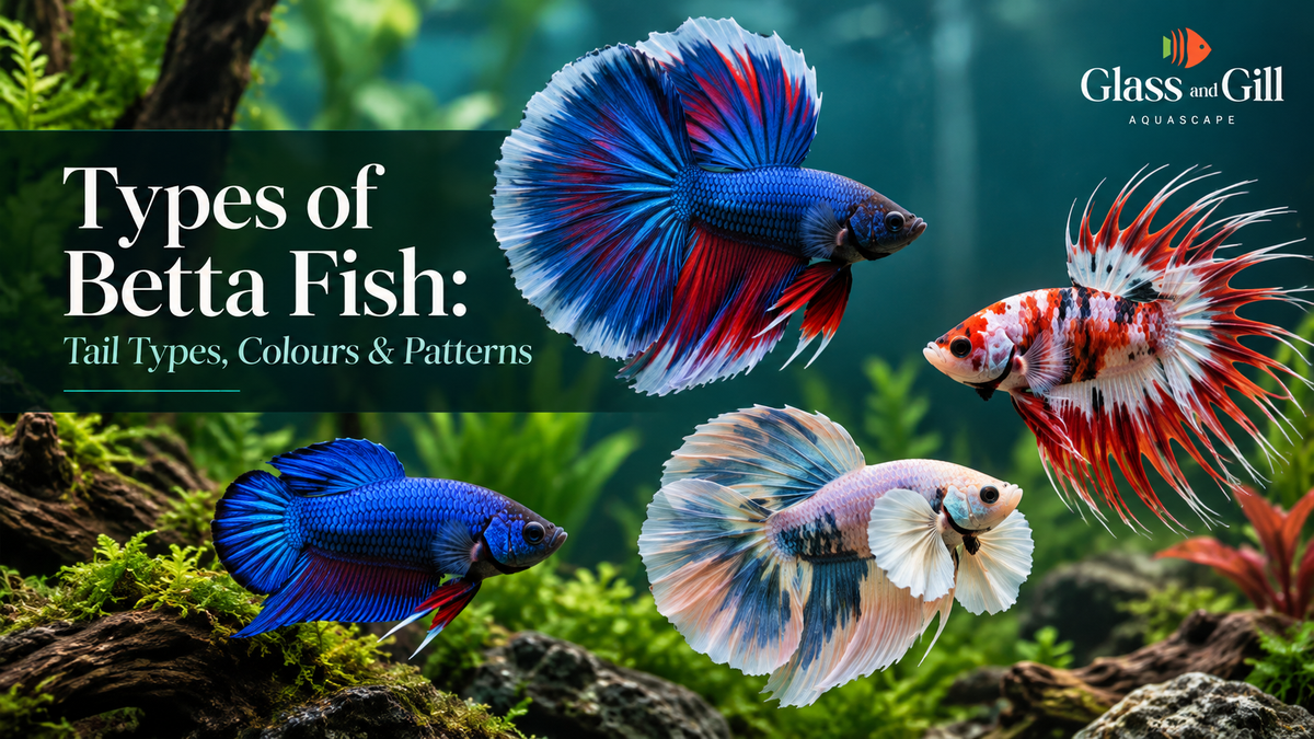 Types of Betta Fish: Tail Types, Colours & Patterns Explained — Glass & Gill