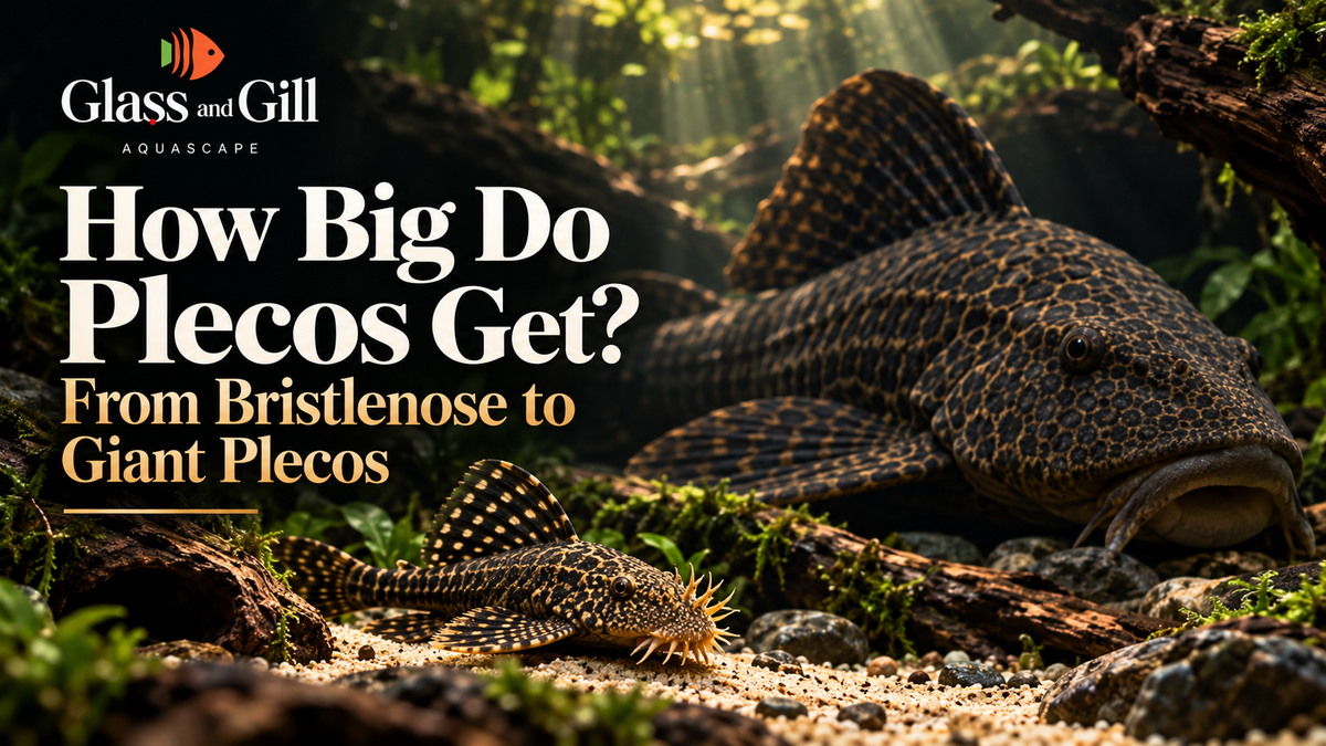 How Big Do Plecos Get? From Bristlenose to Giant Plecos