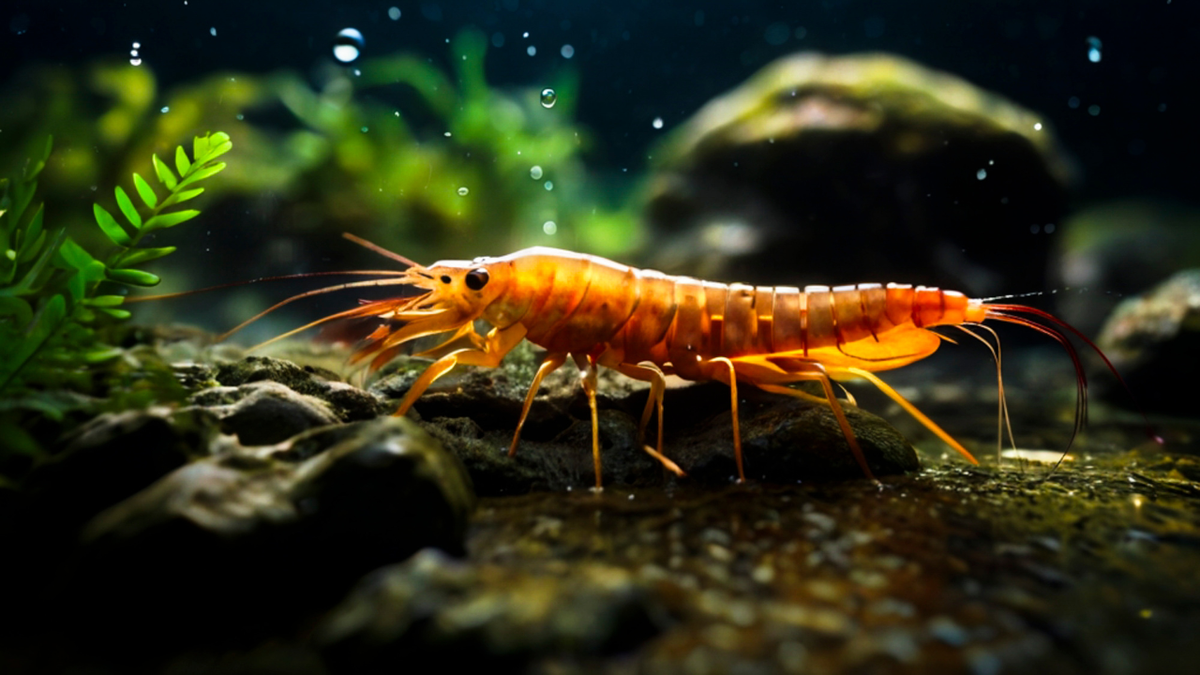 Freshwater aquarium shrimp collection