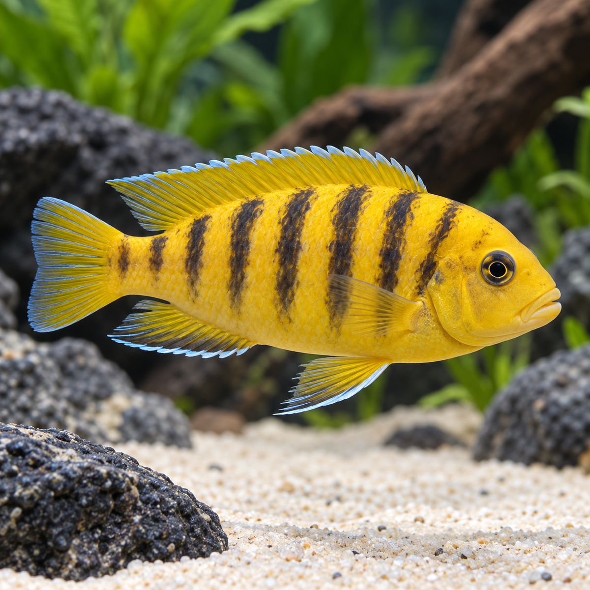 Yellow Zebra Cichlid