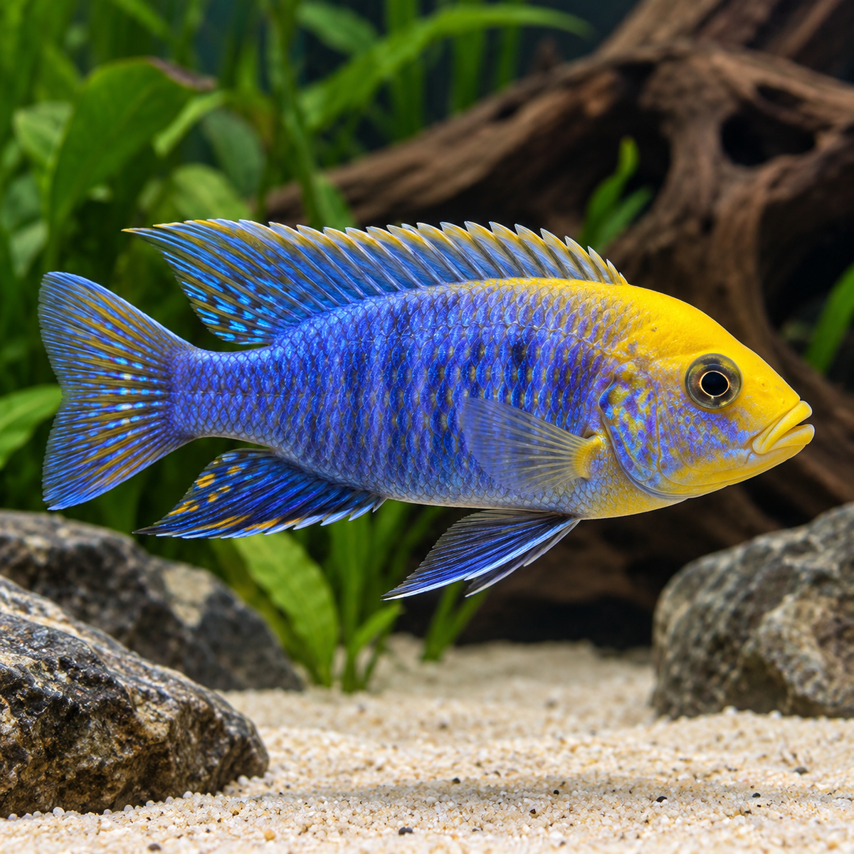 Sulfurhead Peacock Cichlid