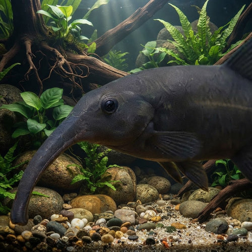 African Elephant Nose Fish natural habitat image