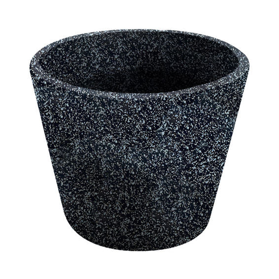 Cancun large plant pot dark sealed granite finish, supplier product photograph