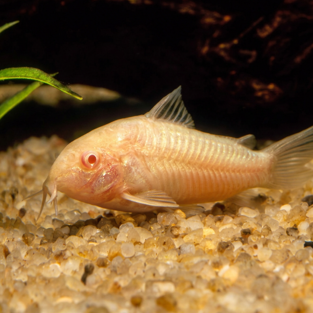 Albino Corydora (Osteogaster aenea)