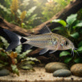 Hastatus Dwarf Corydoras — natural planted aquarium illustration