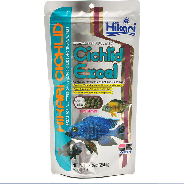 Hikari Cichlid Excel Medium 250g manufacturer packaging