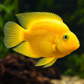 Yellow Parrot Cichlid